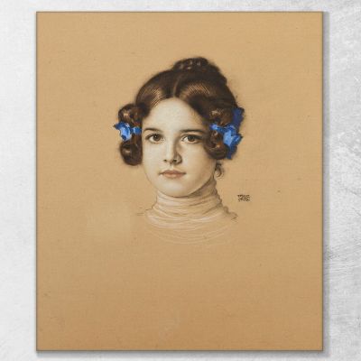 Mary Stuck The Artist'S Daughter Franz von Stuck fvs51 canvas print 