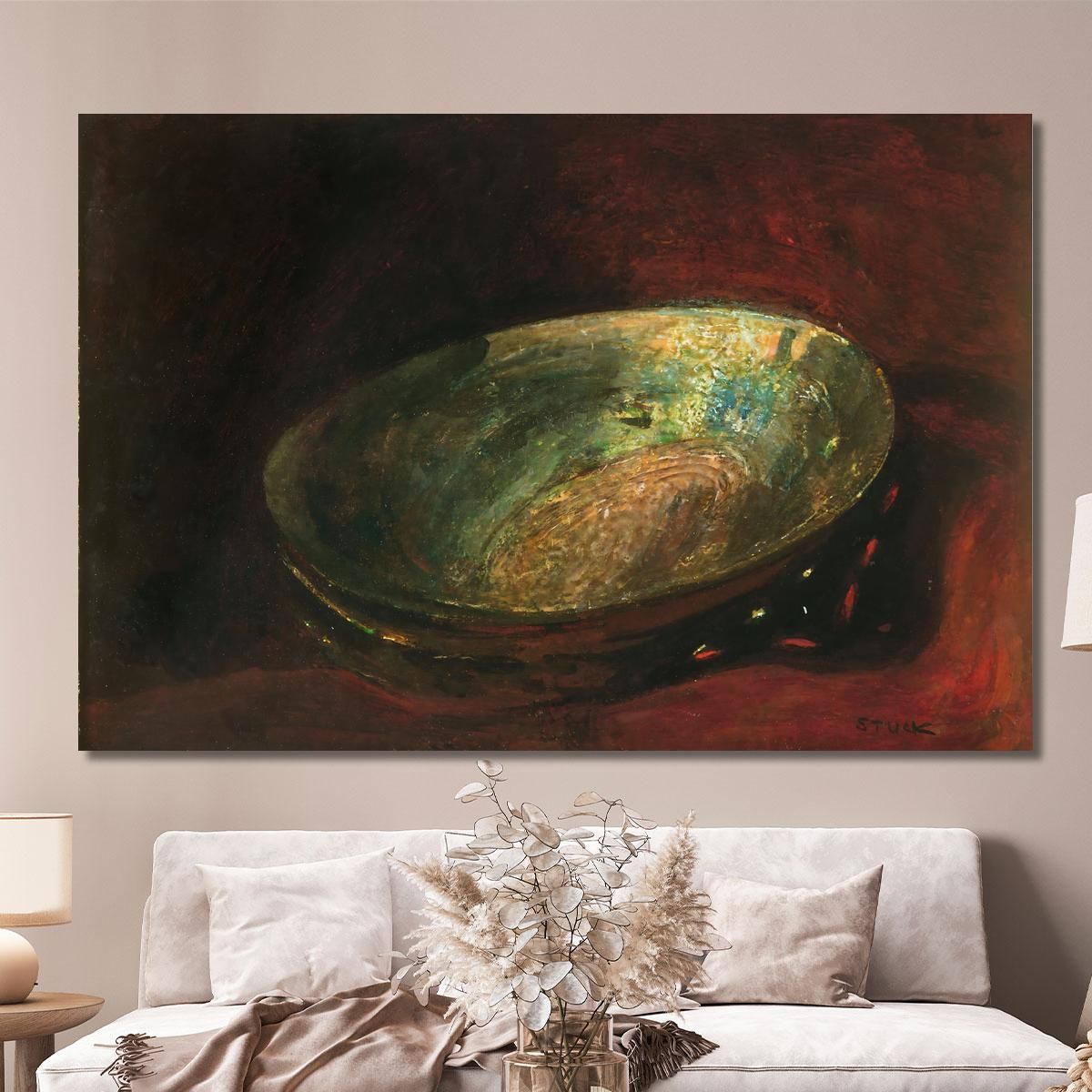 Sea Snail Abalone Sea Opal Franz von Stuck fvs56 canvas print 