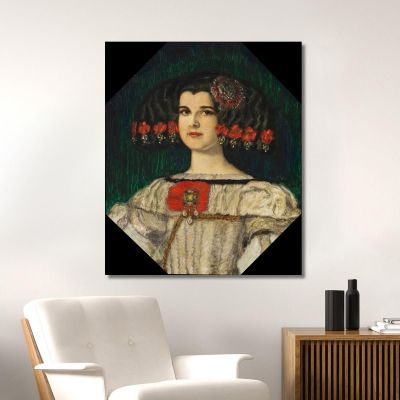 My Daughter Mary In Velázquez Costume Franz von Stuck fvs57 canvas print 