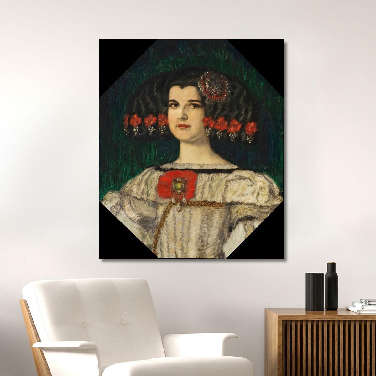 My Daughter Mary In Velázquez Costume Franz von Stuck fvs57 canvas print 