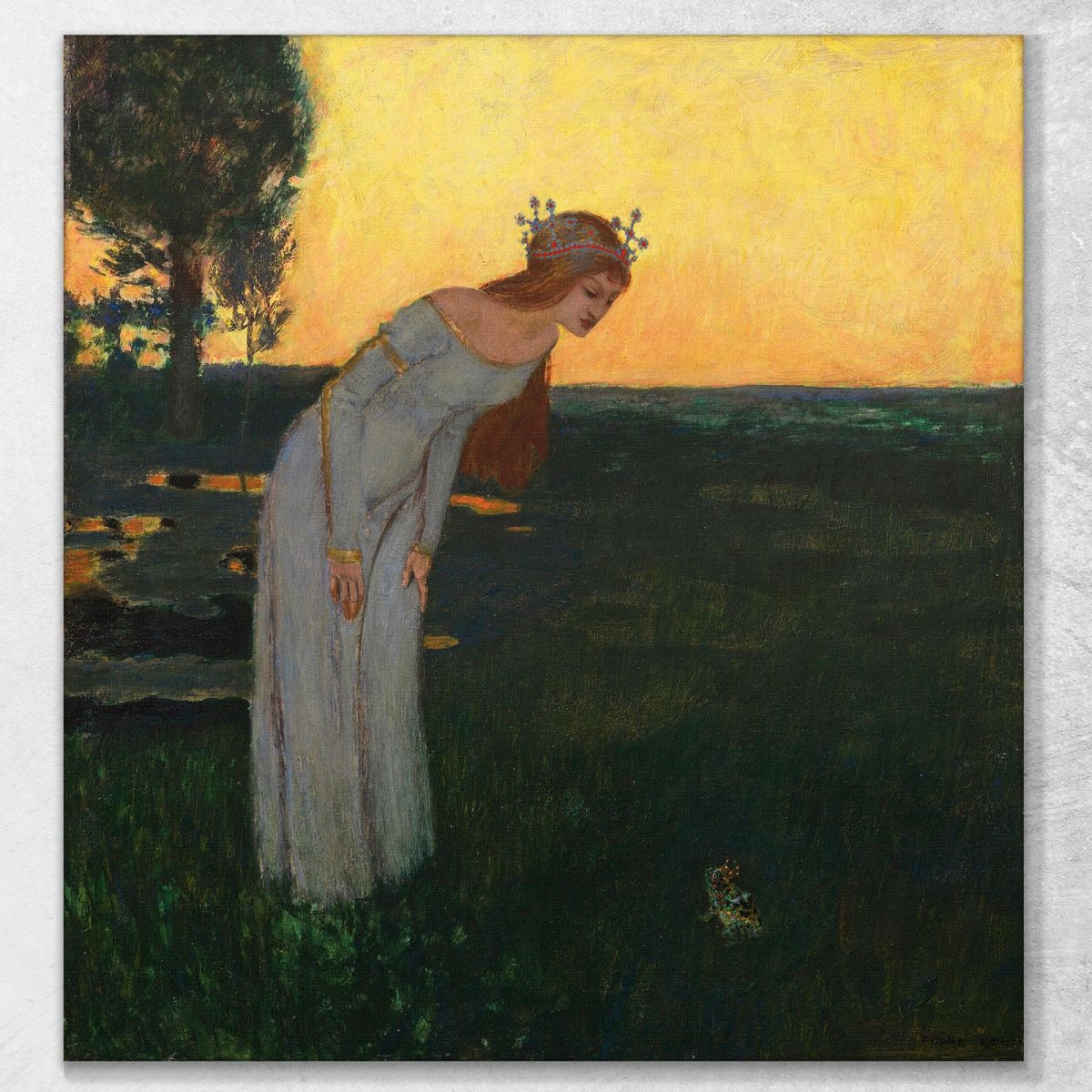 Once Upon A Time Franz von Stuck fvs64 canvas print 