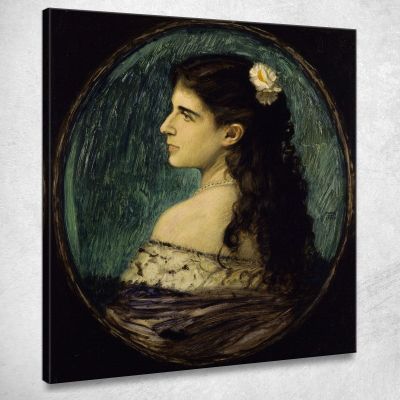 Portrait Of Marianne Pearl Franz von Stuck fvs70 canvas print 