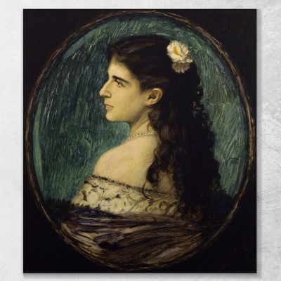 Portrait Of Marianne Pearl Franz von Stuck fvs70 canvas print 