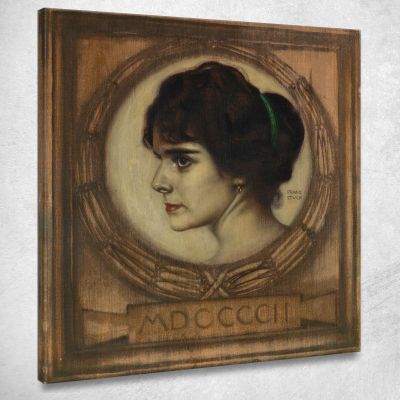 Portrait Gemma Bierbaum Franz von Stuck fvs75 canvas print 