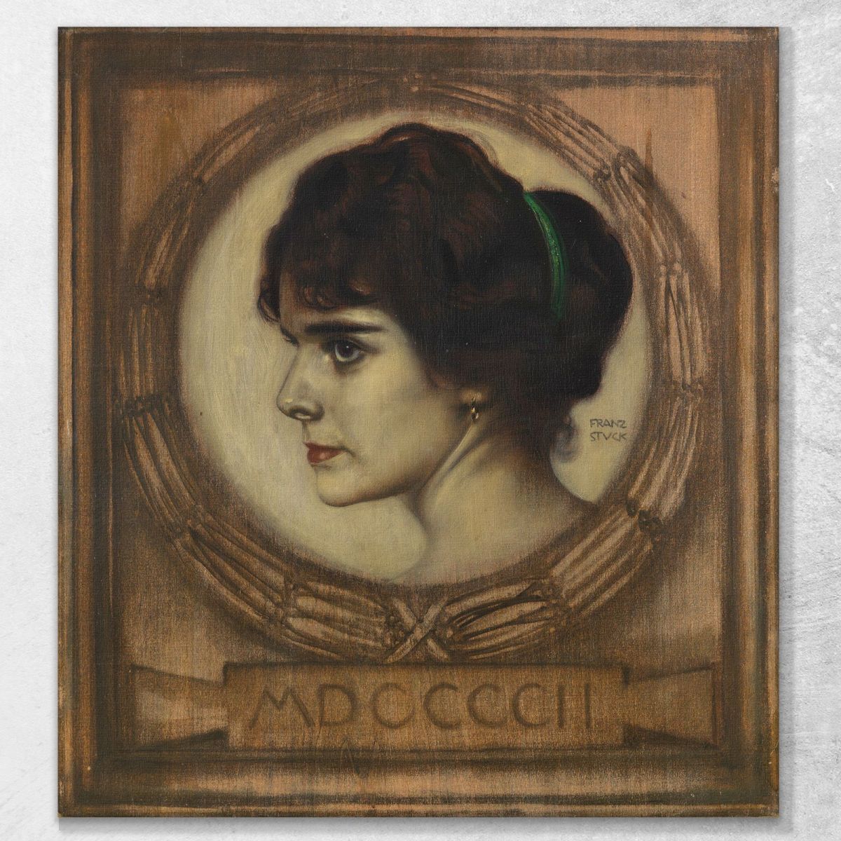 Portrait Gemma Bierbaum Franz von Stuck fvs75 canvas print 