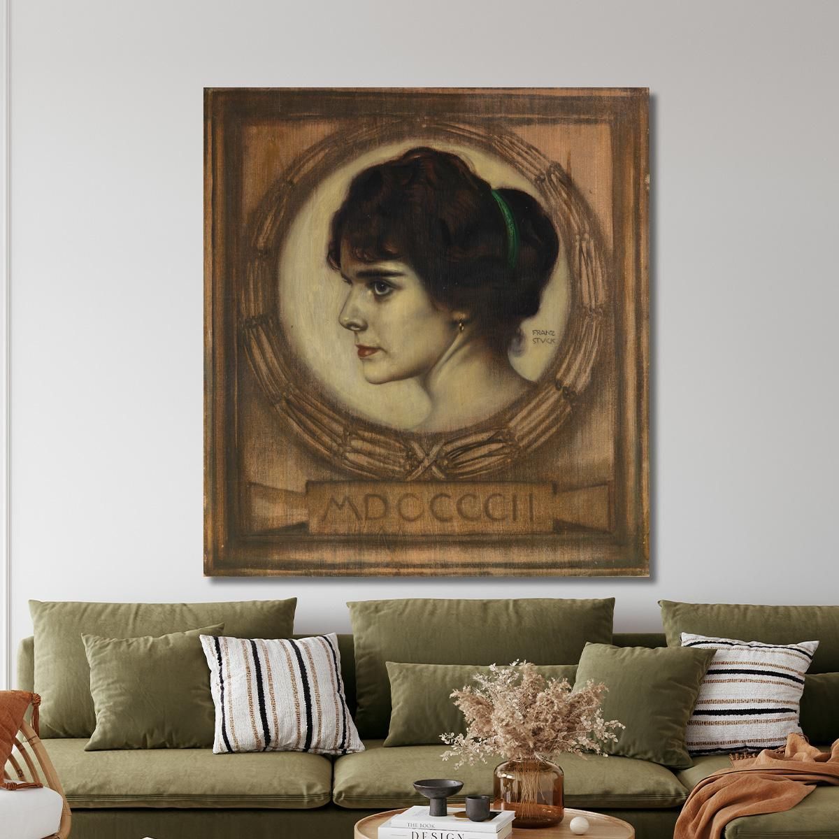Portrait Gemma Bierbaum Franz von Stuck fvs75 canvas print 