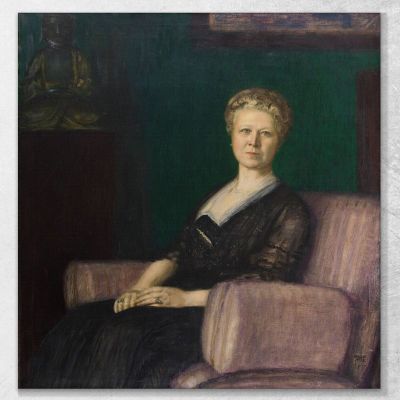 Portrait Of Luise Bestehorn Franz von Stuck fvs76 canvas print 