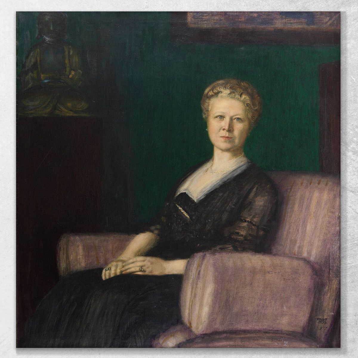 Portrait Of Luise Bestehorn Franz von Stuck fvs76 canvas print 