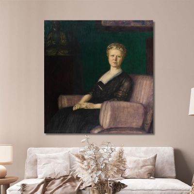 Portrait Of Luise Bestehorn Franz von Stuck fvs76 canvas print 