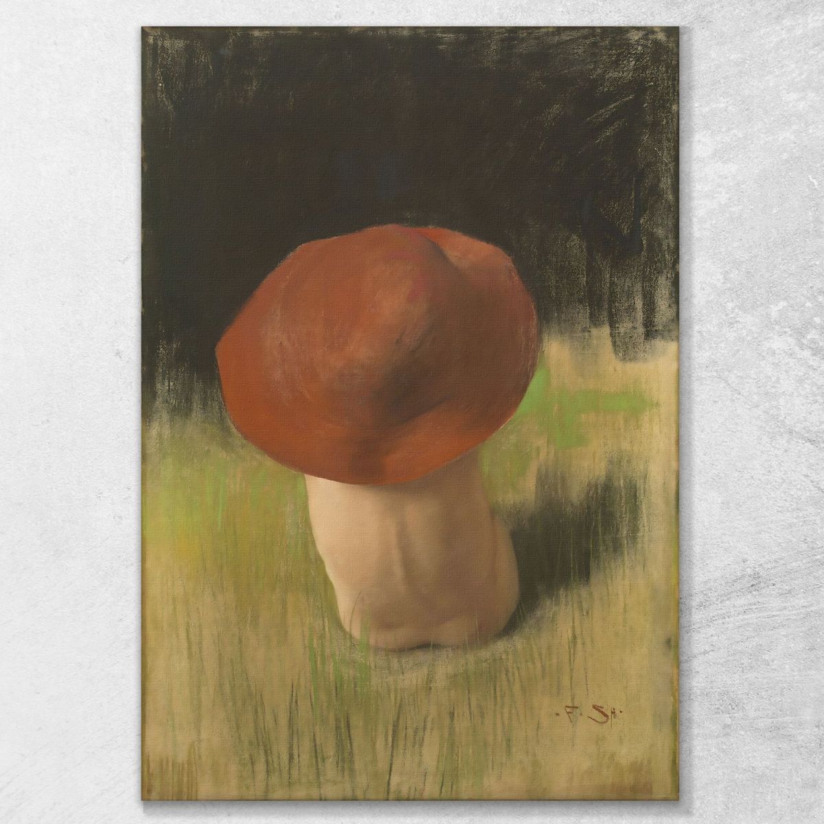 The Mushroom Franz von Stuck fvs94 canvas print 