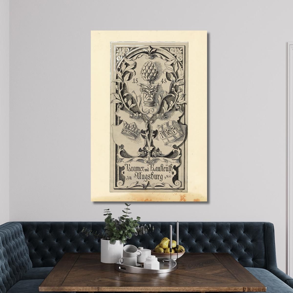 Kramer And Kaufleuth In Augsburg Franz von Stuck fvs103 canvas print 