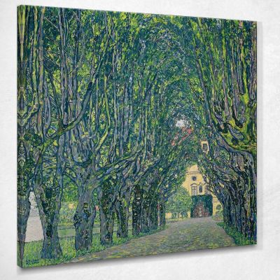 Alley In Schloss Kammer Park Gustav Klimt kg4 canvas print 