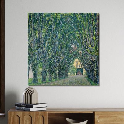 Alley In Schloss Kammer Park Gustav Klimt kg4 canvas print 