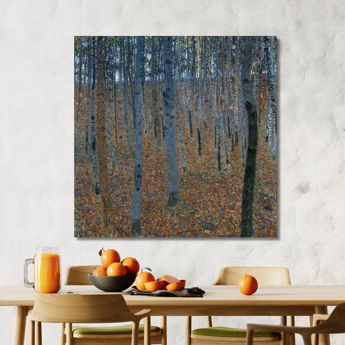 Beech Forest Gustav Klimt kg7 canvas print 