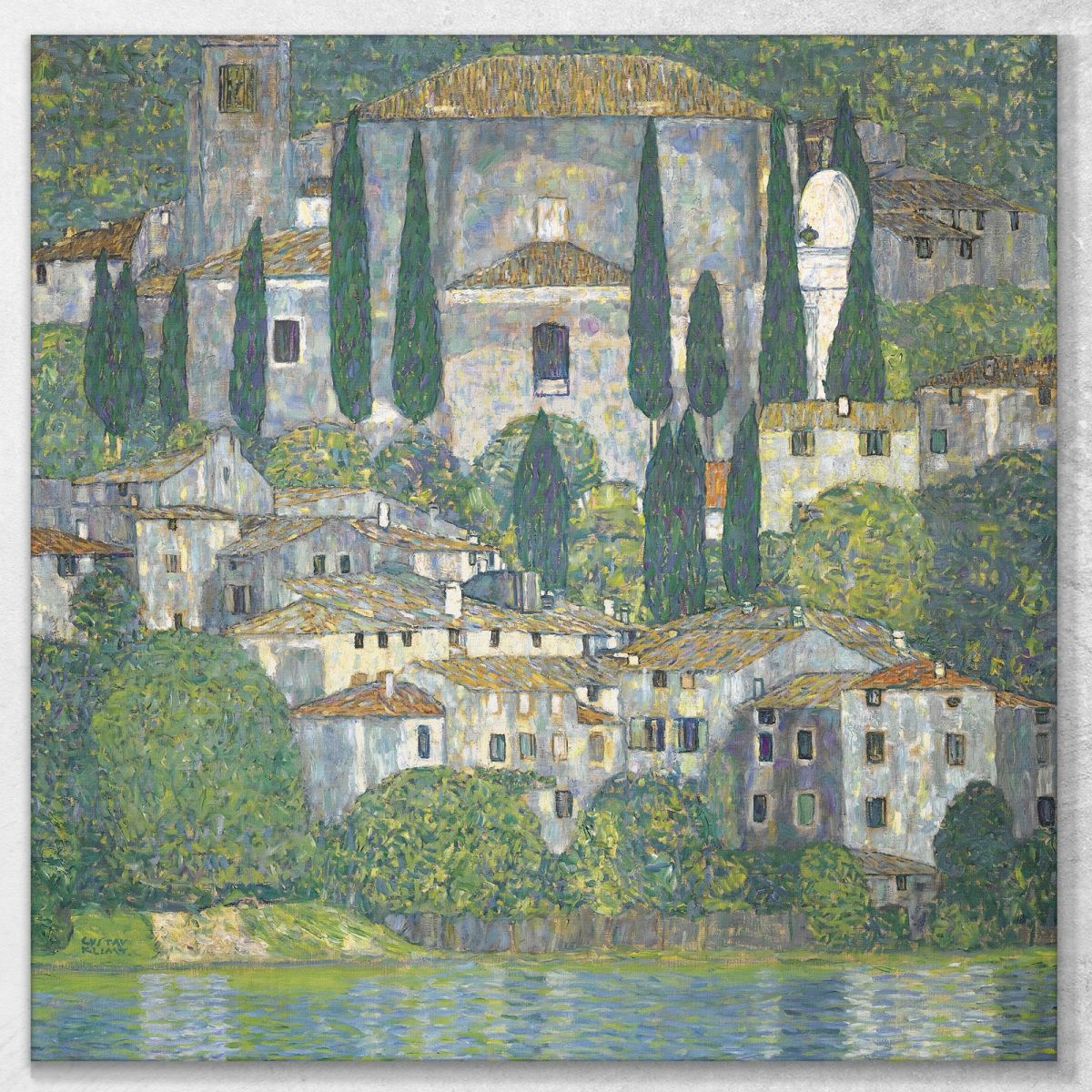 The Church Of Cassone Gustav Klimt kg10 canvas print 