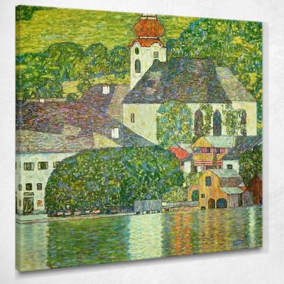 Unterach Church On Attersee Gustav Klimt kg11 canvas print 