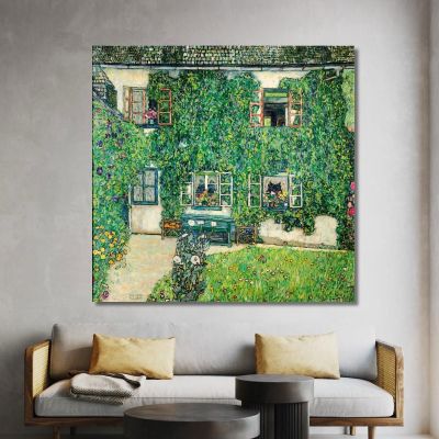 Casa Forestale A Weissenbach Sull'Attersee Gustav Klimt kg20 canvas print 