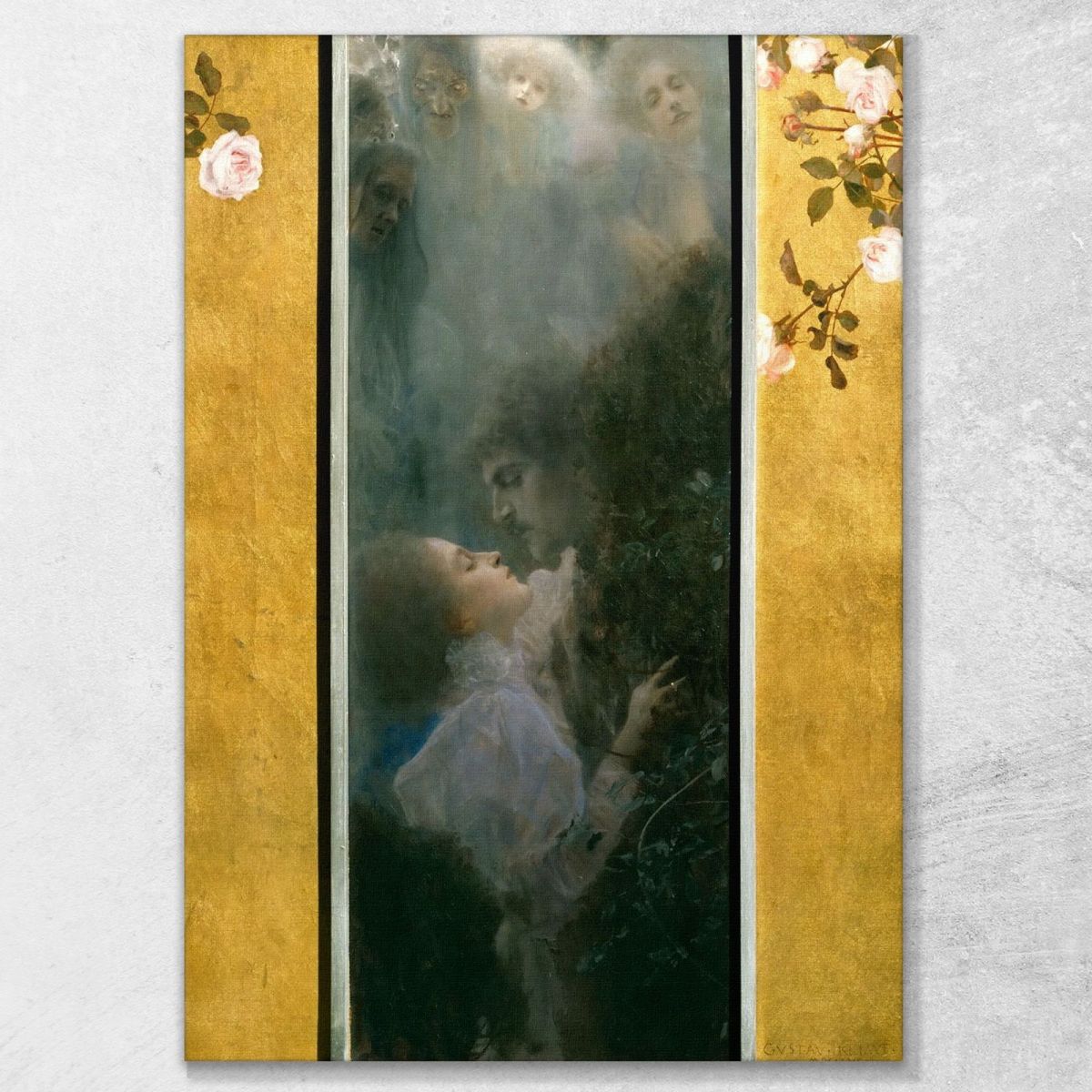 Amore Gustav Klimt kg31 canvas print 