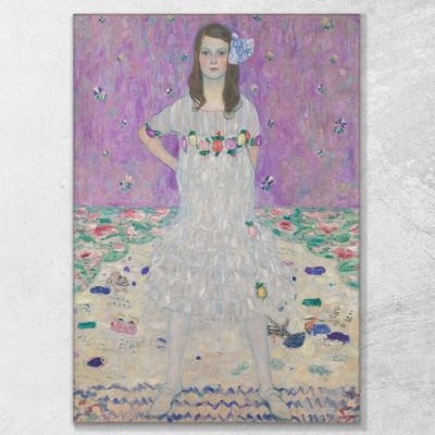 Mada Primavesi Portrait Of A Little Girl Gustav Klimt kg32 canvas print 