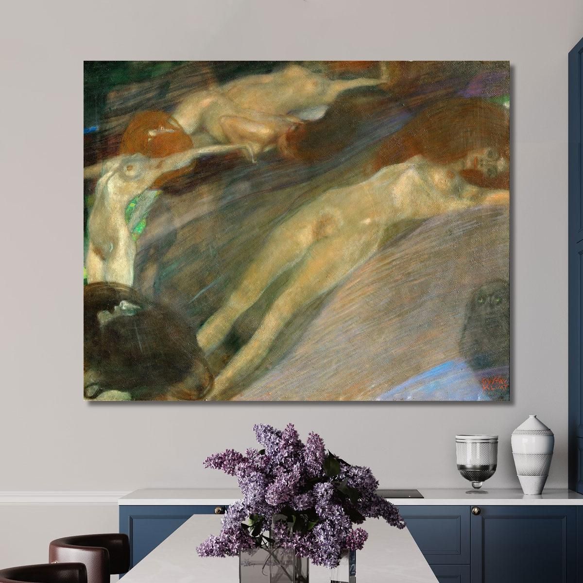 Moving Water Gustav Klimt kg34 canvas print 