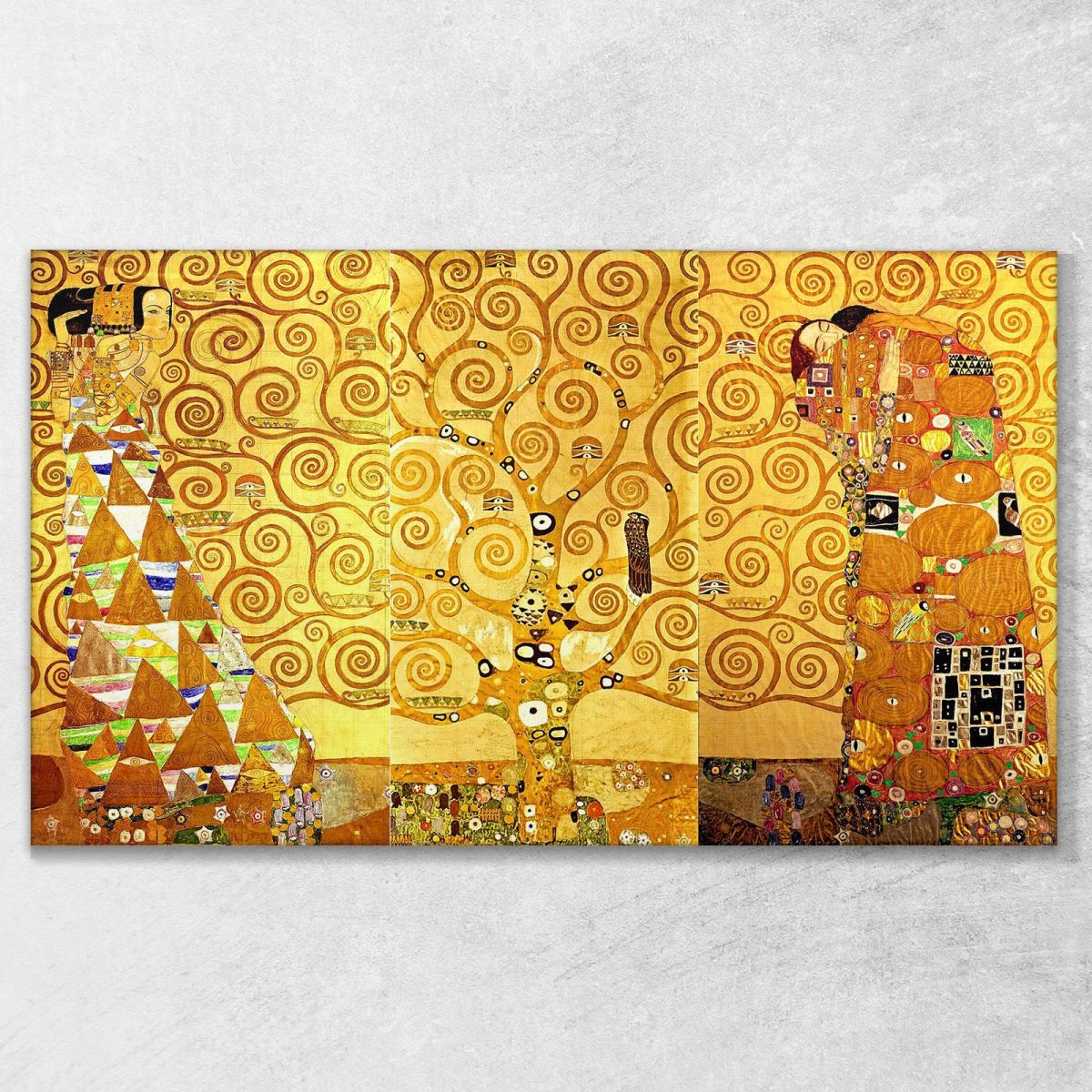 The Tree Of Life Mural For The Stoclet Palais Dining Room Gustav Klimt kg37 canvas print 