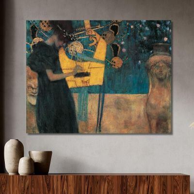 The Music Gustav Klimt kg39 canvas print 