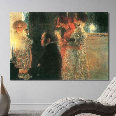 Schubert Al Pianoforte Gustav Klimt kg56 canvas print 