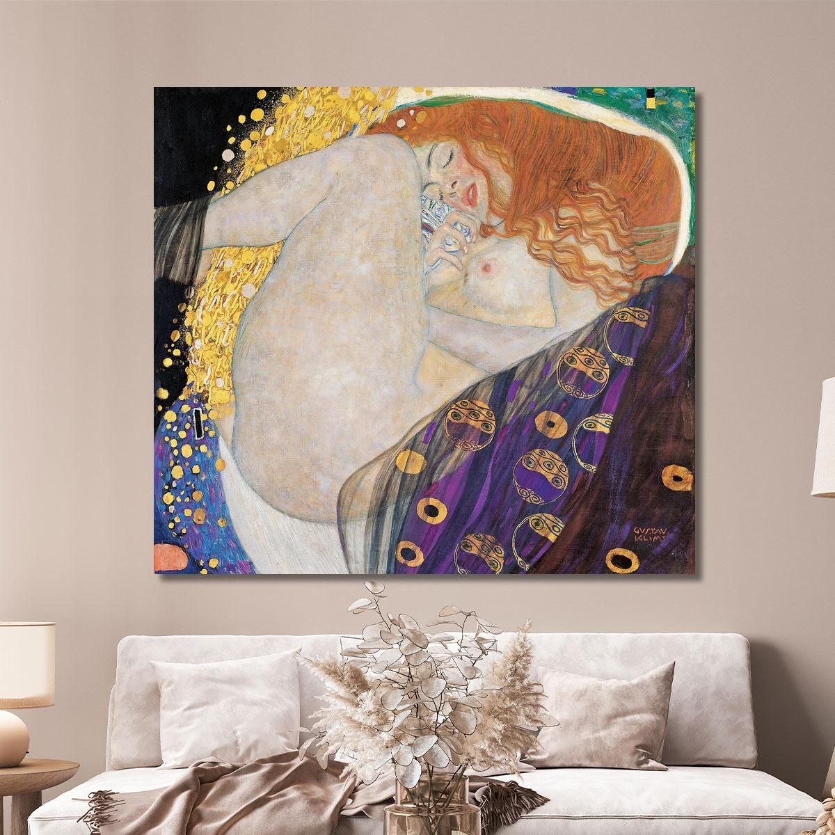 Titolo Danae Gustav Klimt kg69 canvas print 