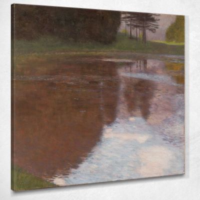 Quiet Pond Egelsee Near Golling Salzburg Gustav Klimt kg70 canvas print 