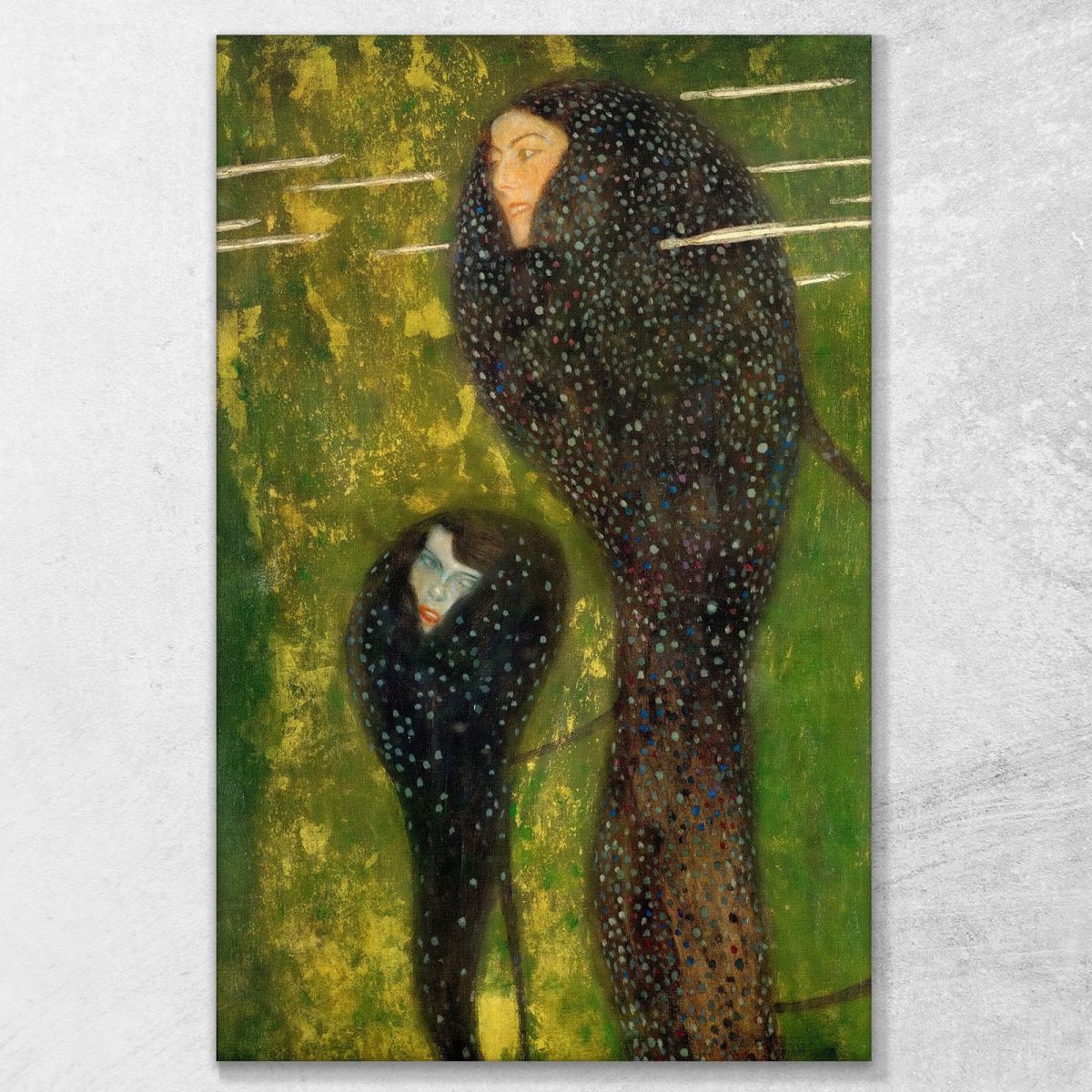 Water Nymphs Gustav Klimt, kg71 canvas print