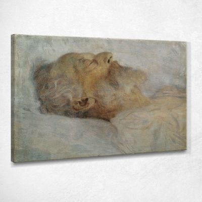 Old Man On His Deathbed Gustav Klimt kg78 canvas print 