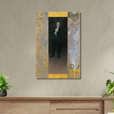 Josef Lewinsky Als Carlos In Clavigo Gustav Klimt kg100 canvas print 