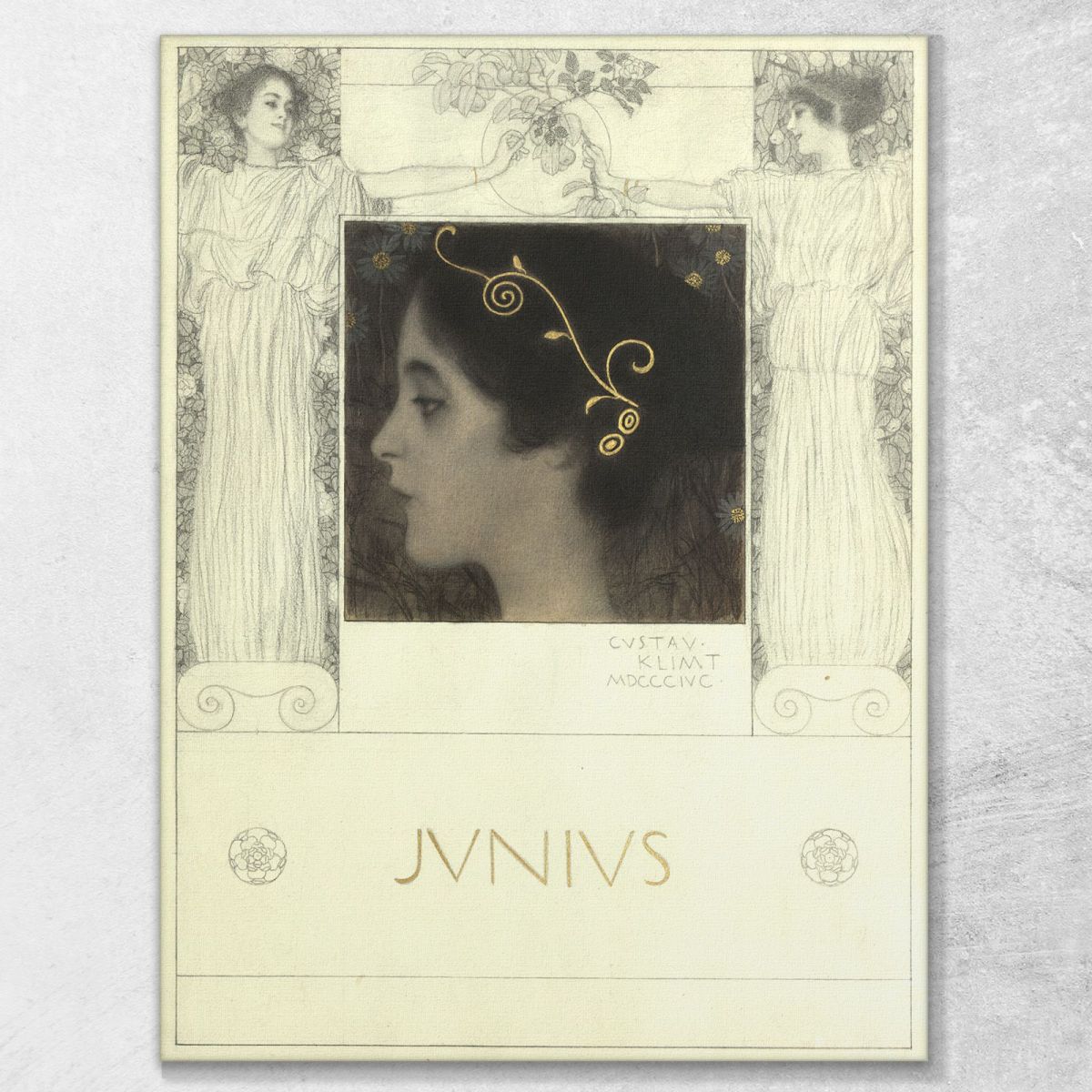 Junius Gustav Klimt kg102 canvas print 