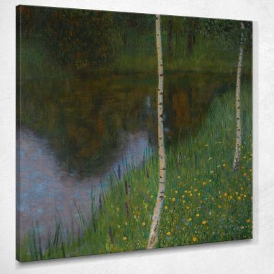 Lakeshore With Birches Gustav Klimt kg103 canvas print 