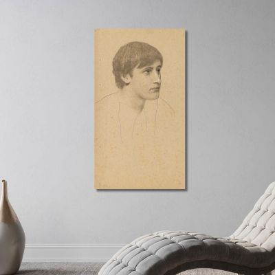 Portrait Of A Young Man Gustav Klimt kg120 canvas print 