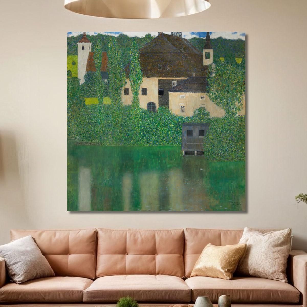 Water Castle Kammer Chateau Near Attersee I Gustav Klimt kg144 canvas print 