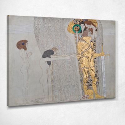 Beethoven Frieze The Sufferings Of Weak Humanity Gustav Klimt kg145 canvas print 