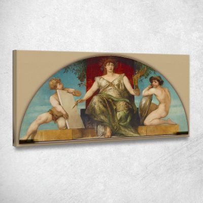 Allegory Of The Law And Truth Of Representation Hans Makart hmk6 canvas print 