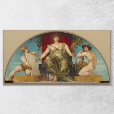 Allegory Of The Law And Truth Of Representation Hans Makart hmk6 canvas print 