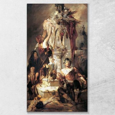 Ancient Victim Scene Hans Makart hmk7 canvas print 