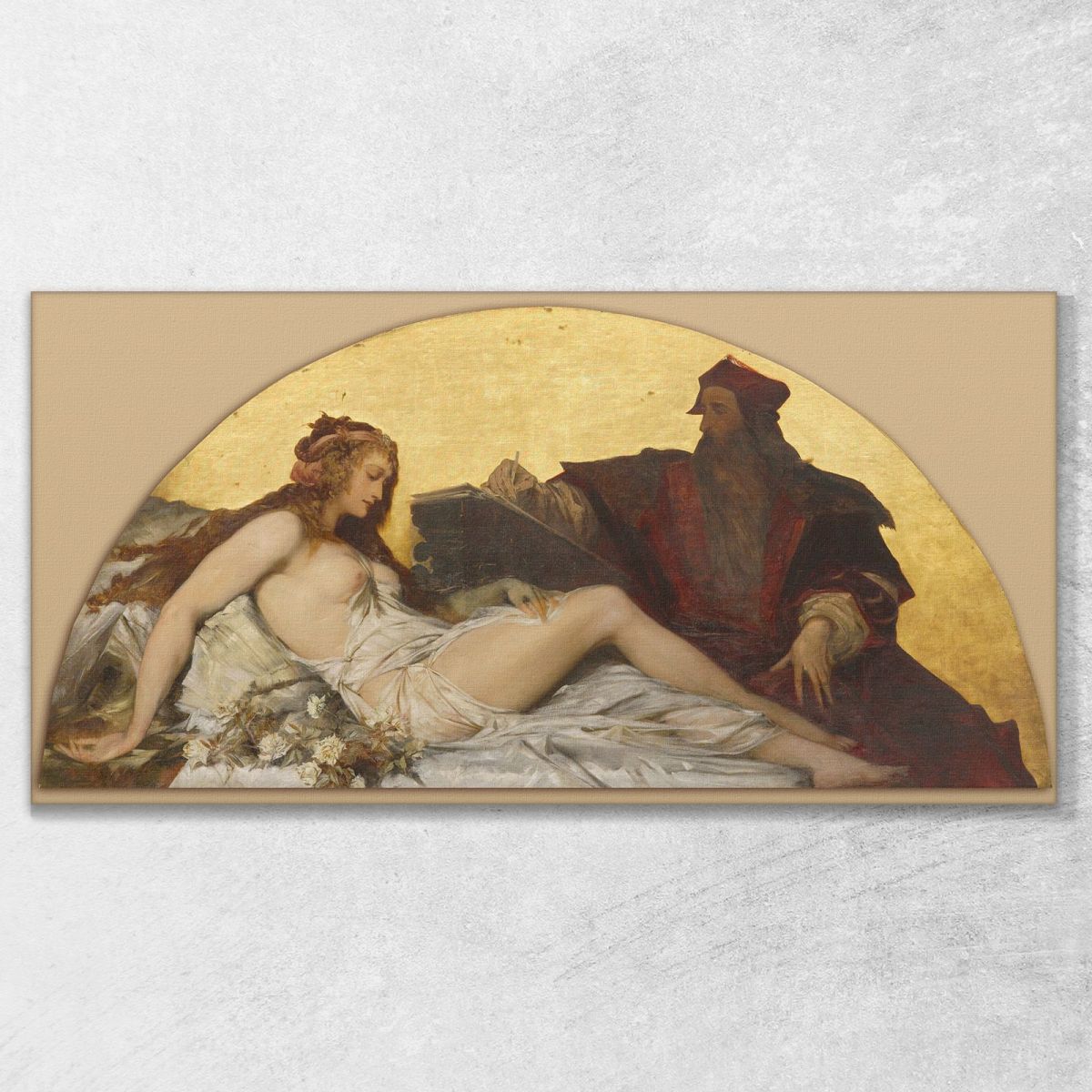 Leonardo Da Vinci Hans Makart hmk31 canvas print 