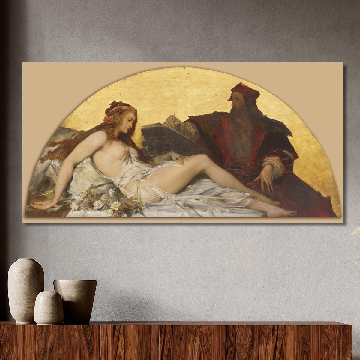 Leonardo Da Vinci Hans Makart hmk31 canvas print 