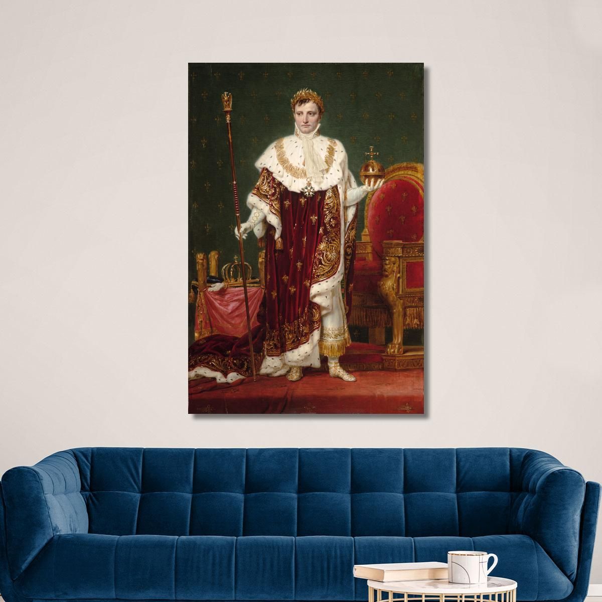Emperor Napoleon I Jacques Louis David jld7 canvas print 