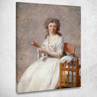 Madame De Pastoret And Her Son Jacques Louis David jld16 canvas print 