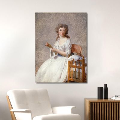 Madame De Pastoret And Her Son Jacques Louis David jld16 canvas print 