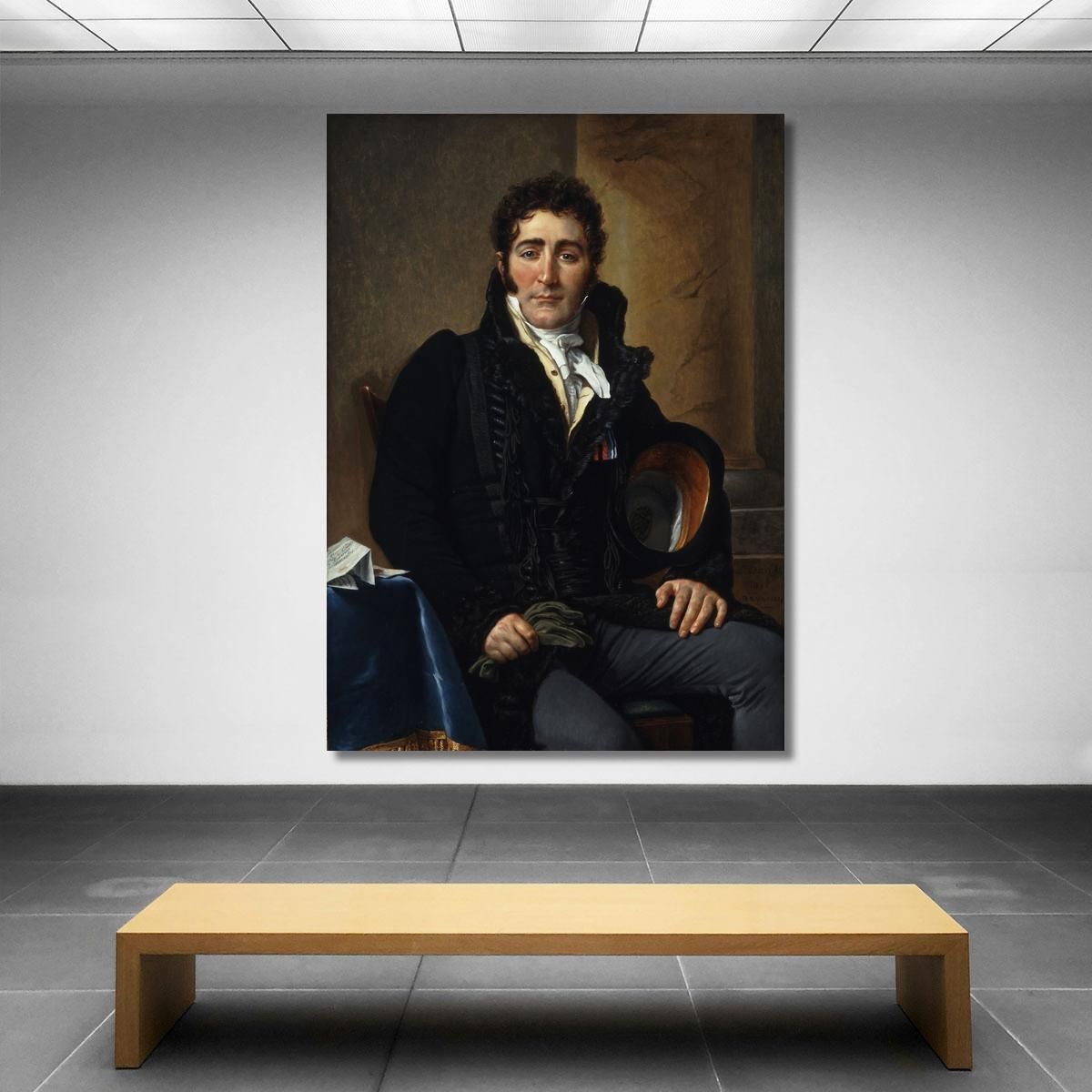 Portrait Of The Comte De Turenne Jacques Louis David jld28 canvas print 