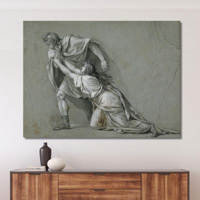 The Departure Of Marcus Attilius Regulus For Carthage Jacques Louis David jld38 canvas print 
