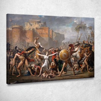 The Intervention Of The Sabine Women Jacques Louis David jld42 canvas print 