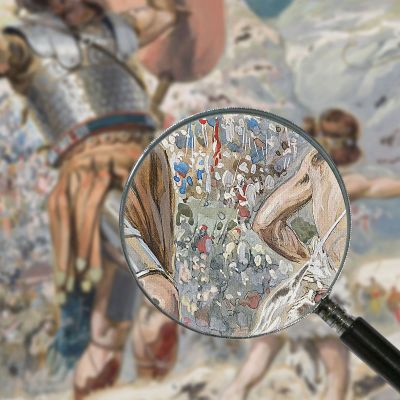 David Slings The Stone James Tissot jts19 canvas print