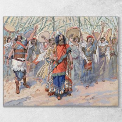 Festivities In Honour Of David James Tissot jts28 canvas print 